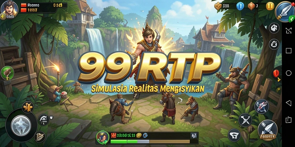 Tampilan menarik dari gameplay simulasi 99RTP yang mendebarkan.