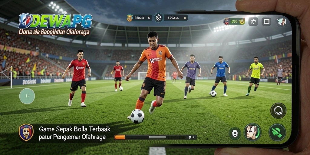 Gameplay menarik di lapangan sepak bola DEWAPG.