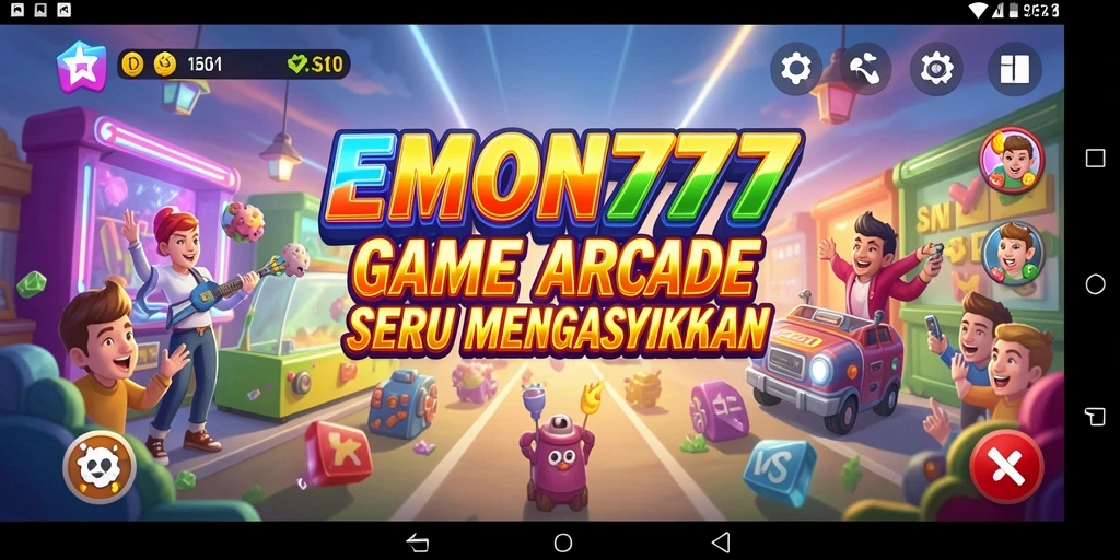 Tampilan gameplay seru dan menyenangkan di EMON777.