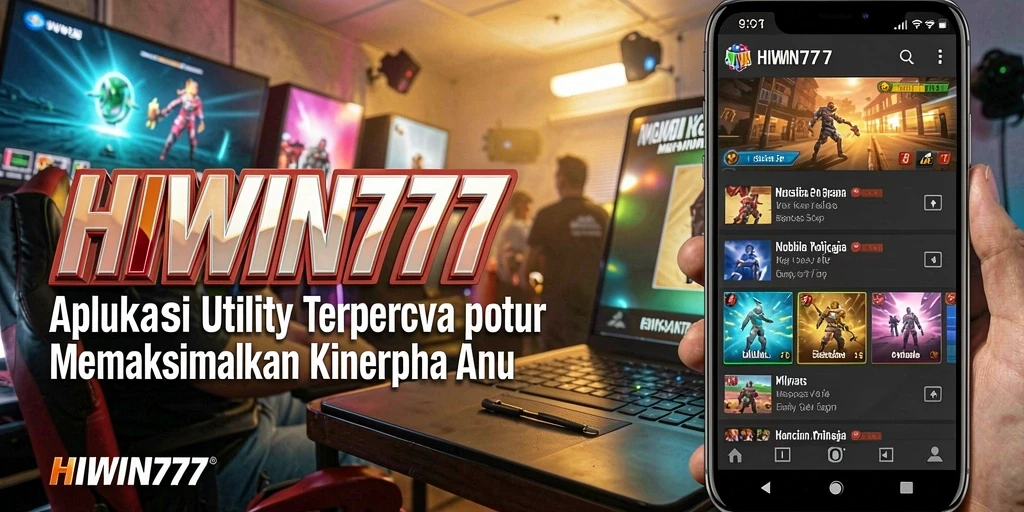 Tampilan antarmuka pengguna HIWIN777 yang bersih dan intuitif.