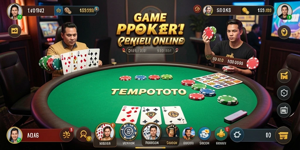 Tampilan gameplay yang mendebarkan di TEMPOTOTO.